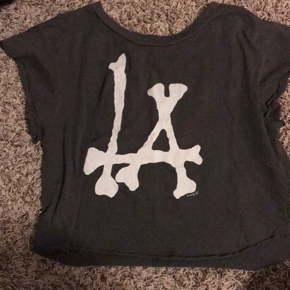 BRANDY MELVILLE LA LOS ANGELES CROP TOP